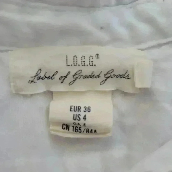 H&M Size 4 Cotton White Button Down - Picture 4 of 4